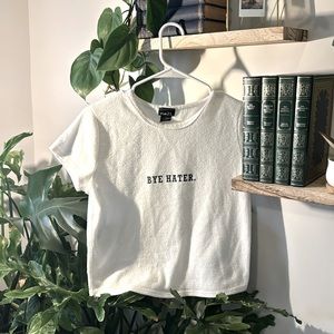 I think the shirt says it all